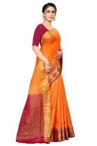 Blaton Silk Embellished Saree for Women 