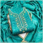 Embroidered Floral Patiala Suit for Women 