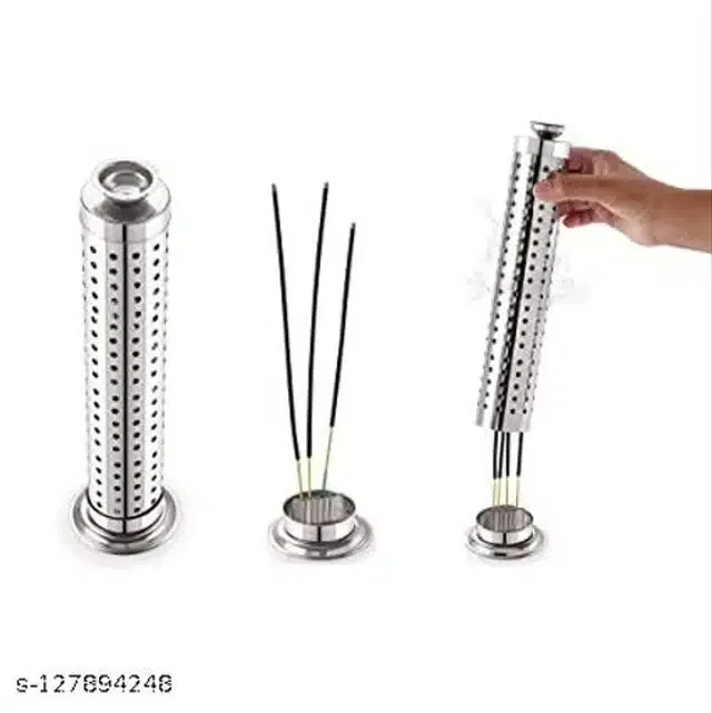 Stainless Steel Incense Holder (Silver)