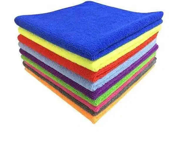 Microfiber Multipurpose Kitchen Napkins (Multicolor, Pack of 4)