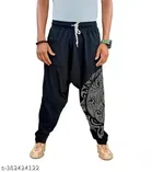 Cotton Loose-Fit Harem Pants for Men 