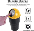 Immutable Mini Car Trash Bin Trash Garbage Can for All Car Office Home Desktop 