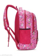 Polyester Backpack Bag, Pink