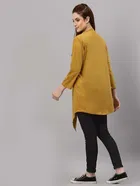 Rigo Cotton Solid Thigh Length Shrug for Women 