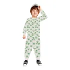 Cotton Printed Nightsuit for Kids (White, 9-12 Months)