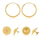 Alloy Gold Plated Earrings for Women 