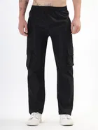 Cotton Blend Regular Fit Track Pants for Men 