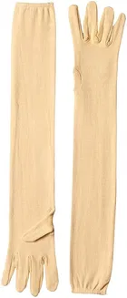 Skin Cotton Riders Arm Riding Sleeves with Full Fingered Gloves 