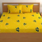 Cotton Floral King Size Bedsheet with 2 Pillow Covers 