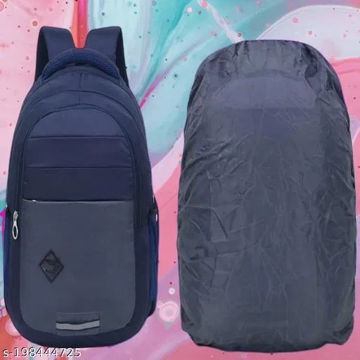 Nylon Backpack for Men & Women, Blue