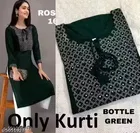 Rayon Embroidered Kurti for women 