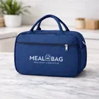 Lunch Meal Box Bag Insulated thermal Blue