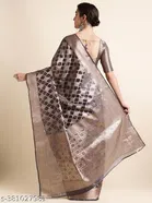 Organza Zari Woven Saree for Women 