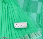 Linen Blend Saree for Women 