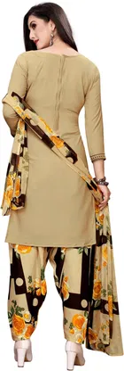 Yashika Unstitched Crepe Salwar Suit Material 