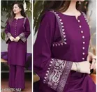 Embellished Animal Print Kurta Set for Women 