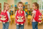 Rabbit Teddy Soft Material School Bag For Kids 