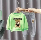 Hosiery Cotton Full Sleeves T-Shirt with Pant Clothing Set for Kids 