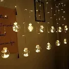 के कुडोस डेकोरेटिव विश बॉल ऑर्ब्स Led सर्टेन लाइट फॉर दिवाली क्रिसमस वेडिंग विंडो फेस्टिव 2.5 M ग्लोब सर्टेन