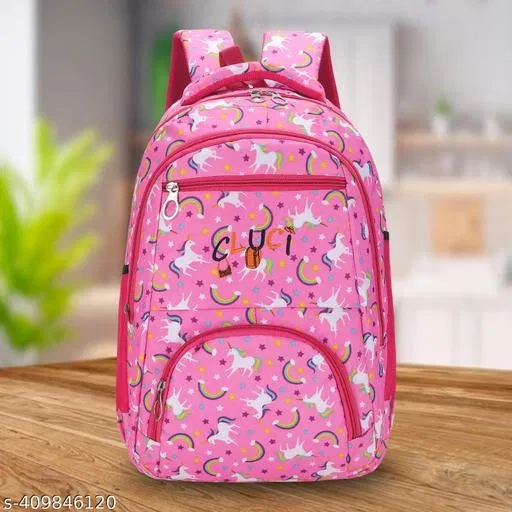 Canvas Backpack Bag, Pink