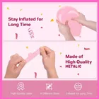 Birthday Decoration Foil Curtains with Banner & 25 Pcs Balloons with Manual Hand Pump 