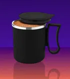 Stainless Steel Coffe Mug, Black 