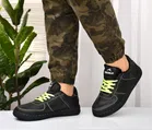 Sneakers for Men (Black & Neon, 6)