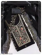 Embellished Embroidered Palazzo Suit Set 