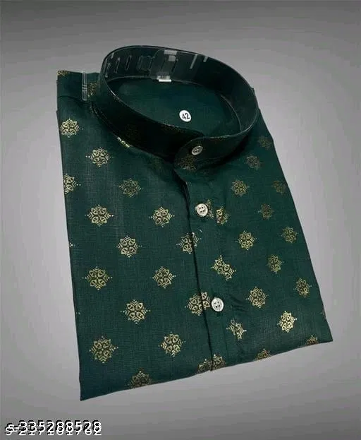 Kurta for Men (Green, M)