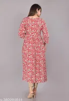 Anarkali Rayon Printed Kurti for Women 