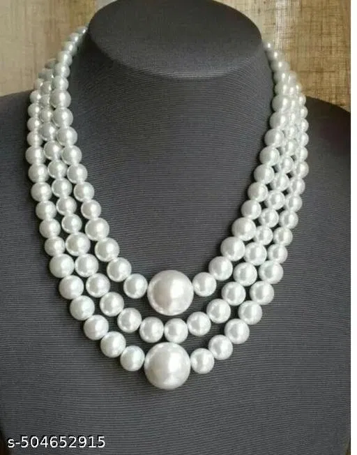 Trending White Pearl Necklace Pearl Jewelry for women