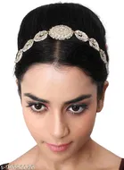 White Kundan Pearl Mathapatti for Women 