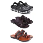 Combo of Clogs with Slippers for Men 