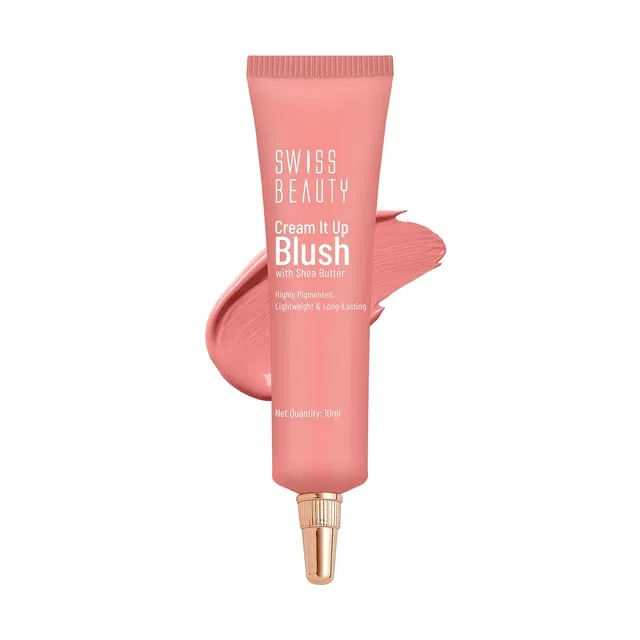 Swiss Beauty Cream It Up Cream Blusher (Rosy Cheeks) (10ml)