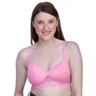 Cotton Blend Solid Push Up Bra for Women 