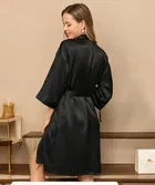 Satin Solid Babydoll for Women 