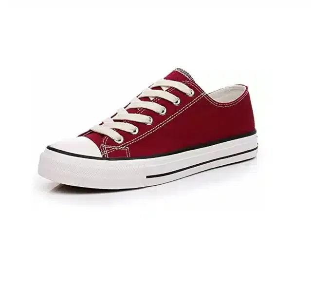 Casual Shoes for Men (Red, 6)
