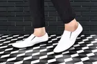 Formal Shoes for Men (White, 6)