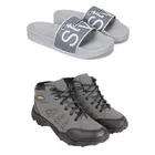 Combo of Casual Shoes with Sliders for Men 