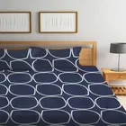 Glace Cotton Queen Size Bedsheet with 2 Pillow Cover 