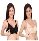 Cotton Blend Solid Bras for Women 