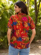 Floral Print Shirt Top for Women 