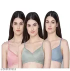 Padded Bra for Women, Pack of 3 
