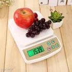 Plastic Digital Weight Machine for Kitchen (White)