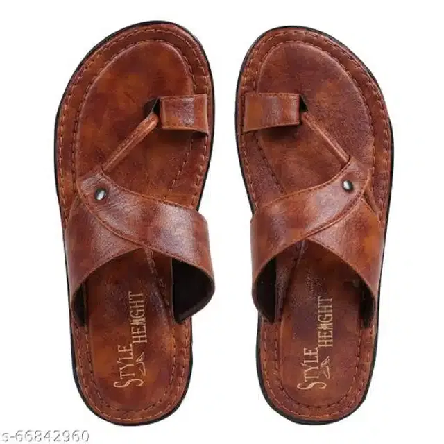 Slippers for Men (Tan, 8)