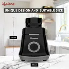 Lifelong Duos 500 Watt 2 Jar Mixer Grinder with 3 Speed Control and 1100 Watt Dry Non-Stick soleplate Iron Super Combo 
