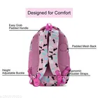 Polyester Backpack Bag, Pink