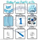 42 Pcs Balloons Decoration Kit, Multicolour, Set of 1
