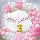 3rd Happy Birthday Balloon Decoration Kit, Multicolor, Pack Of 63