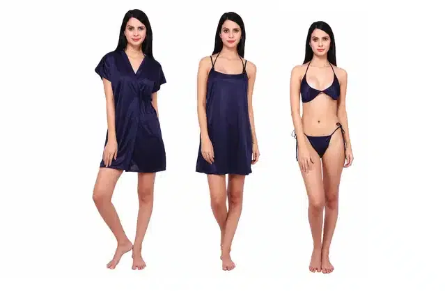 Babydolls for Women (Navy Blue, Set of 1)
